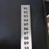 Números en Vinilo MOLDES AVE